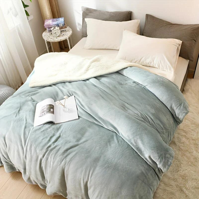 LuxeFlannel – Dobbelt-sidig Sherpa Teppe for Ultimat Komfort Skanto