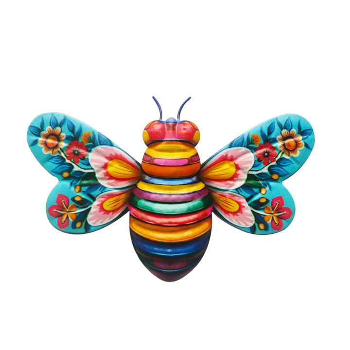 Skanto | Iron Bee Kunst Skulptur Henge Veggdekorasjoner for Hage