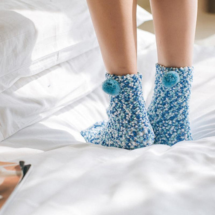 Skanto | Komfortabel Gave Pom Pom Cupcake Sokker