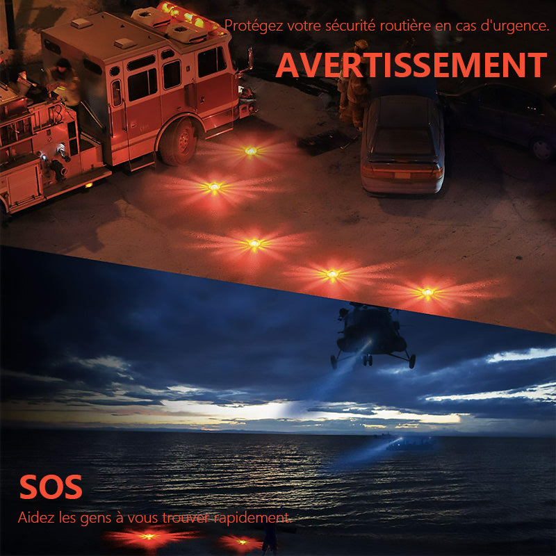 Blinkende varselslys med LED | Skanto