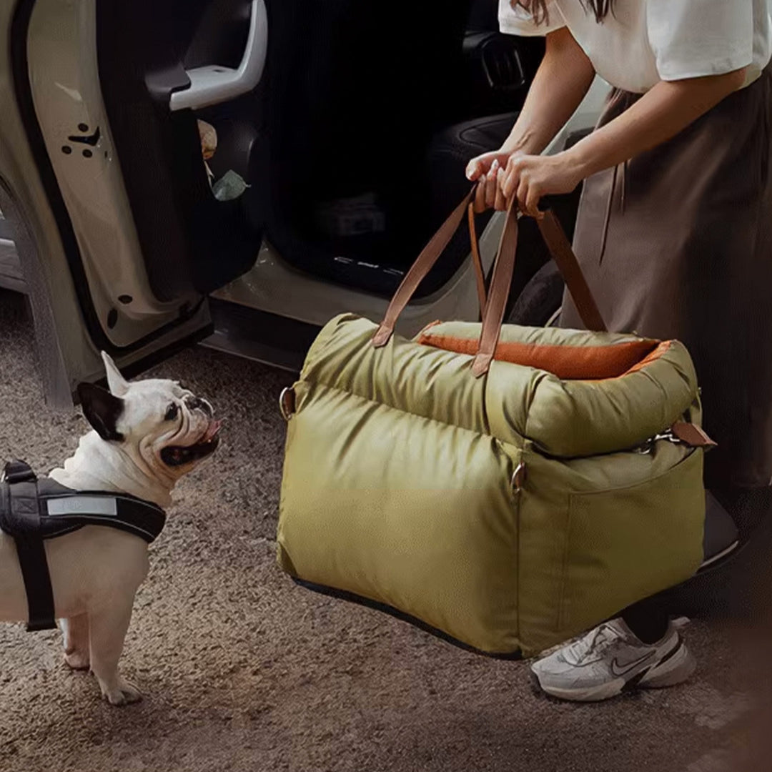 Faux lær hundeheve seng – Stilfull, sikker og komfortabel | Skanto
