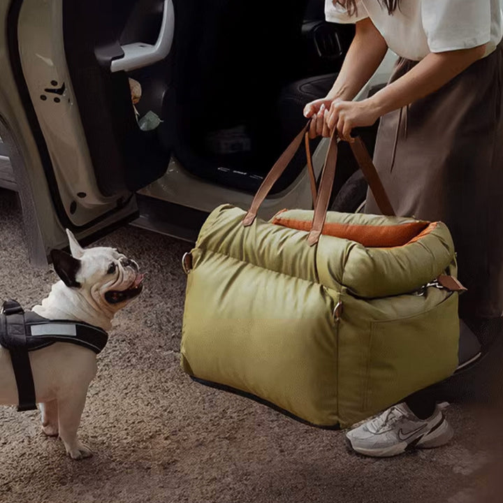 Faux lær hundeheve seng – Stilfull, sikker og komfortabel | Skanto