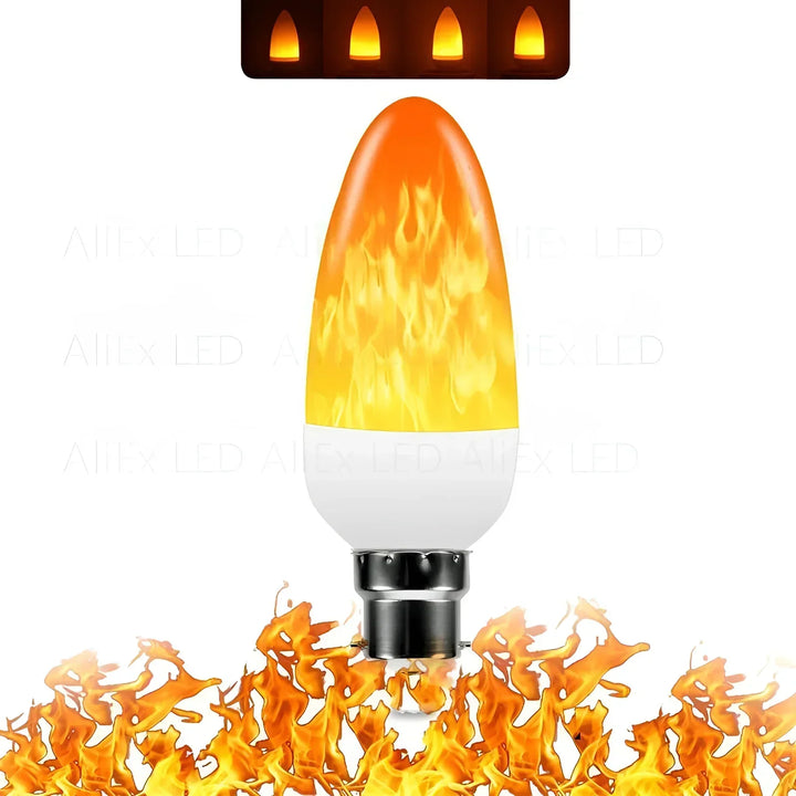 Skanto | Flammeeffektlampe – 9W LED-lampe med realistisk flammeglød