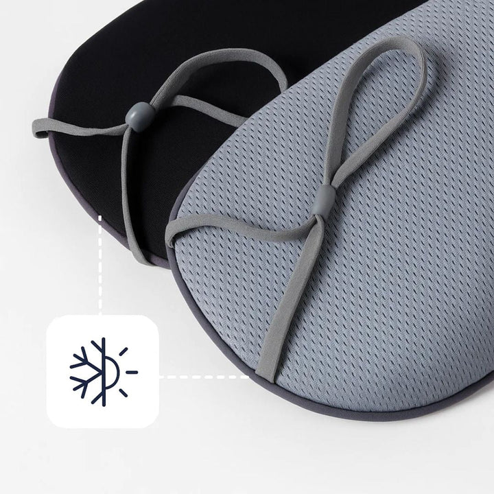 Dual-Temperature Varm og Kald Sider – Full-dekning Blackout Design – For Reisende og Lys-sensitive Sover Skanto
