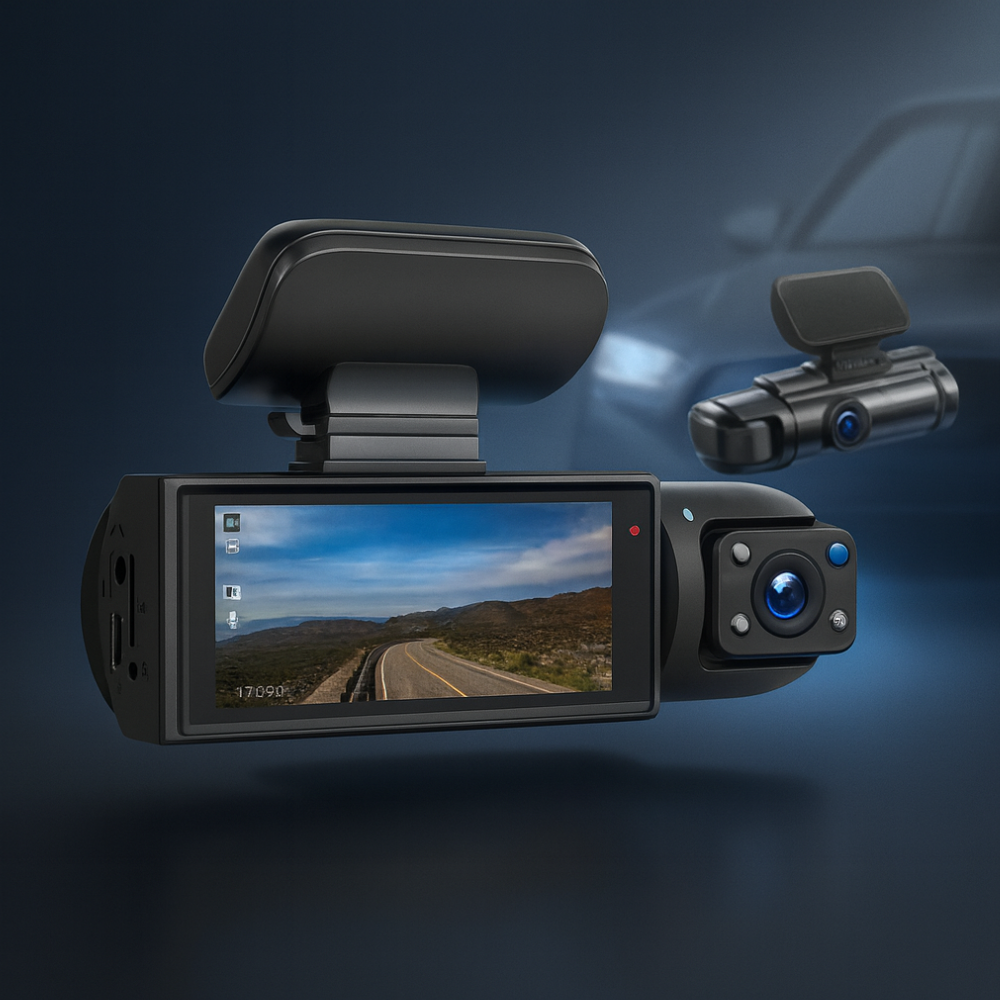 Skanto | Dash Cam Dual Camera 1080p Natt Syn Wide Angle Bil DVR