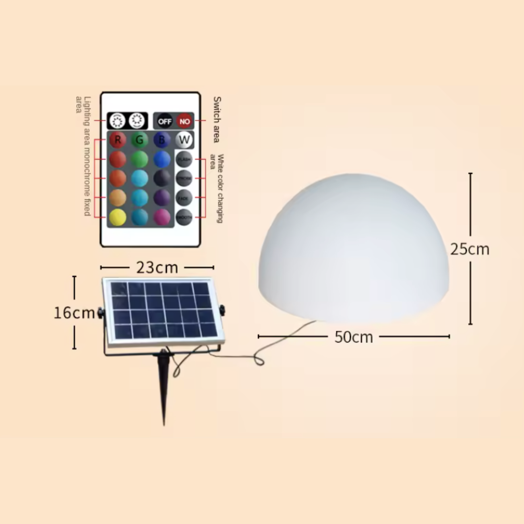 Solar Dome Light Skanto