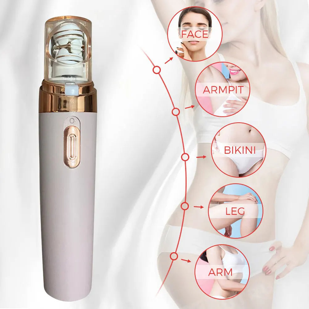 Skanto | 2 i 1 Ansikts Hårfjerning og Epilator for Kvinner