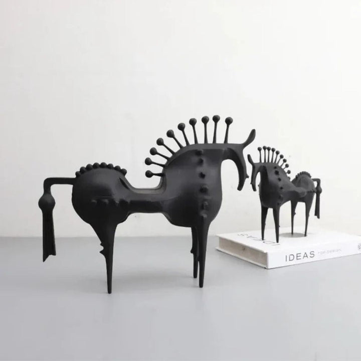 Skanto | Black Stallion Metall Skulptur