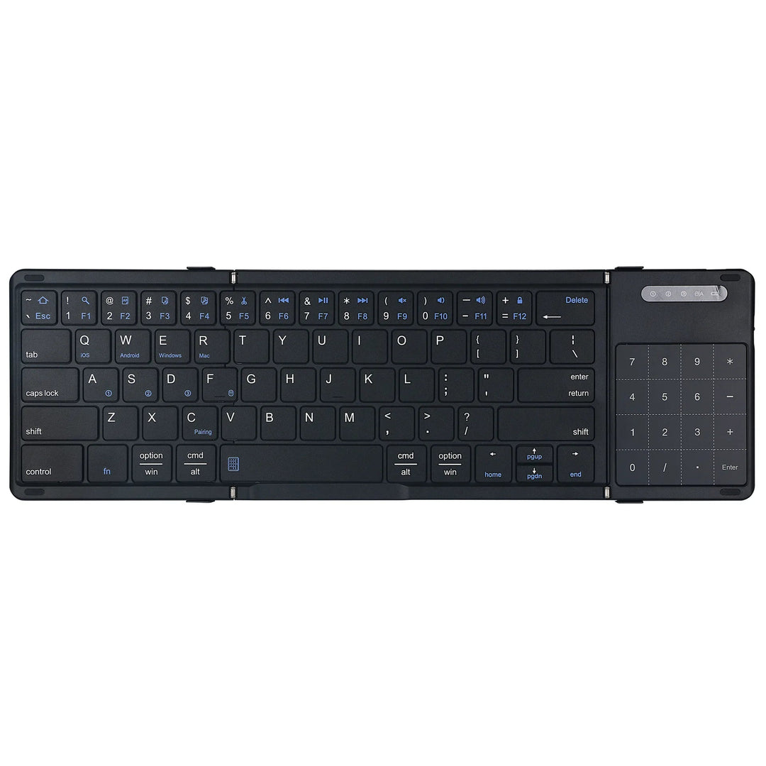Skanto | Trådløst Bærbart Slim Smart Tri-Fold Bluetooth Tastatur
