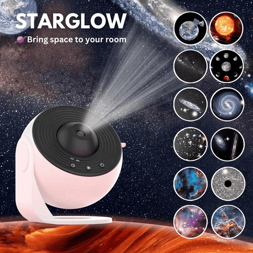 Skanto | 360° AstroLuxe Stjerneprojektor — Forvandl rommet ditt til din personlige avslapningsgalakse full av magiske stjerneløyeblikk