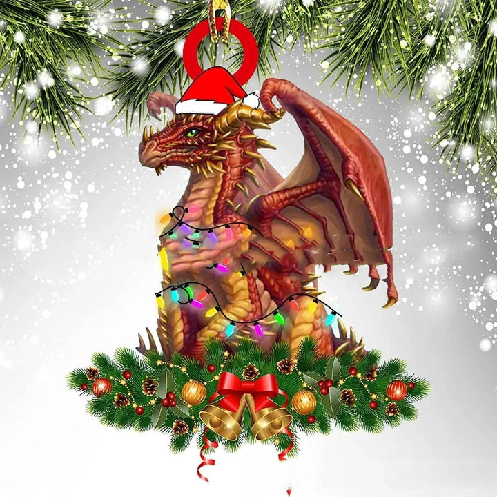 Skanto | Dinosaur Drageegg Juledekorasjoner Pendant Akryl
