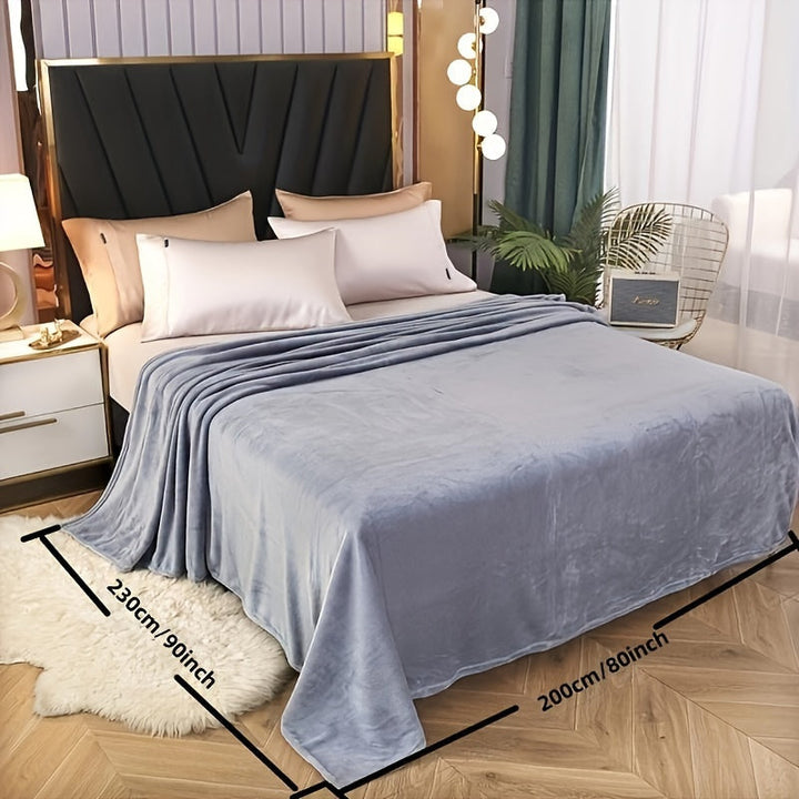 UltraSoft Fleece Teppel – Luksus Vendbar for Hver Sesong Skanto