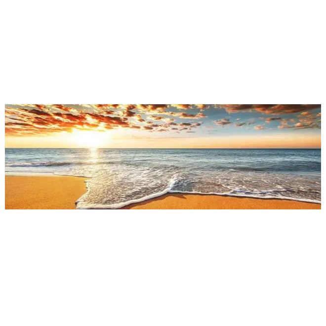 Mountain Lake Forest Wilderness Wall Art Large Format Canvas Prints Wide Landscape Above Sofa or Bed | Skanto