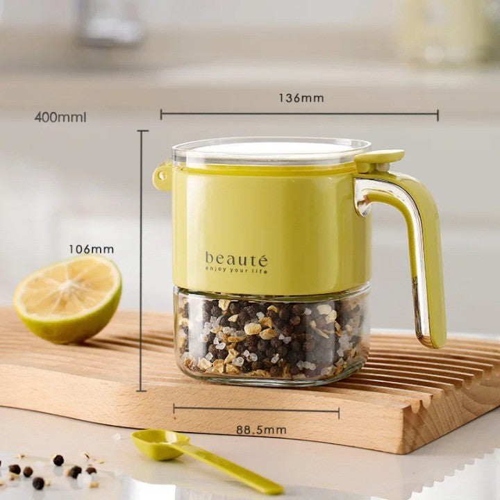 Skanto | Firkanthull Glass Krydderdispenser Flaske
