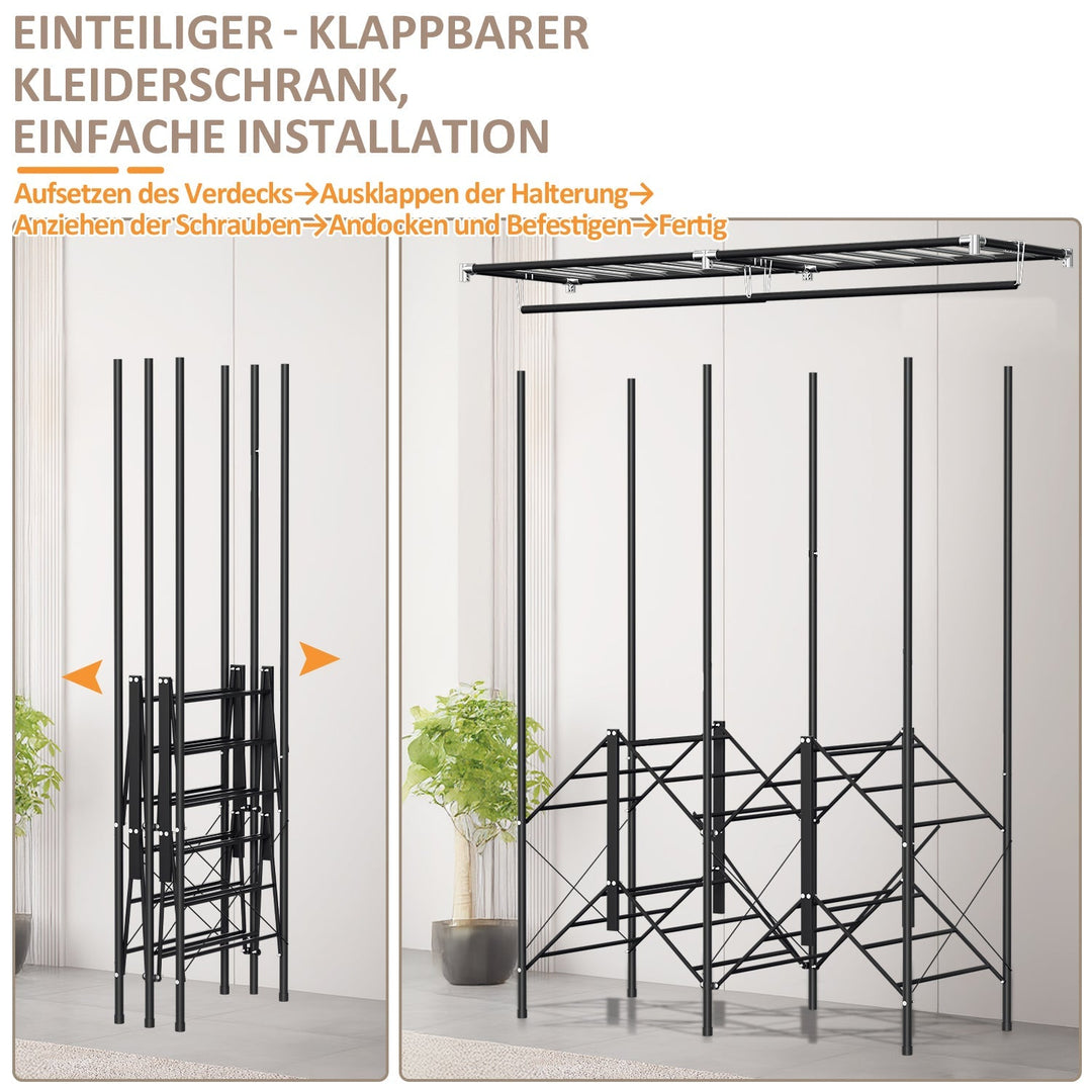 Foldbar garderobe soveromskap | Skanto
