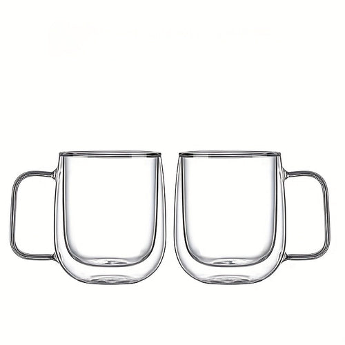 ThermoSip Dobbeltvegget Glasskrus – Borosilikatglass, Varmeresistent & Elegant | Skanto