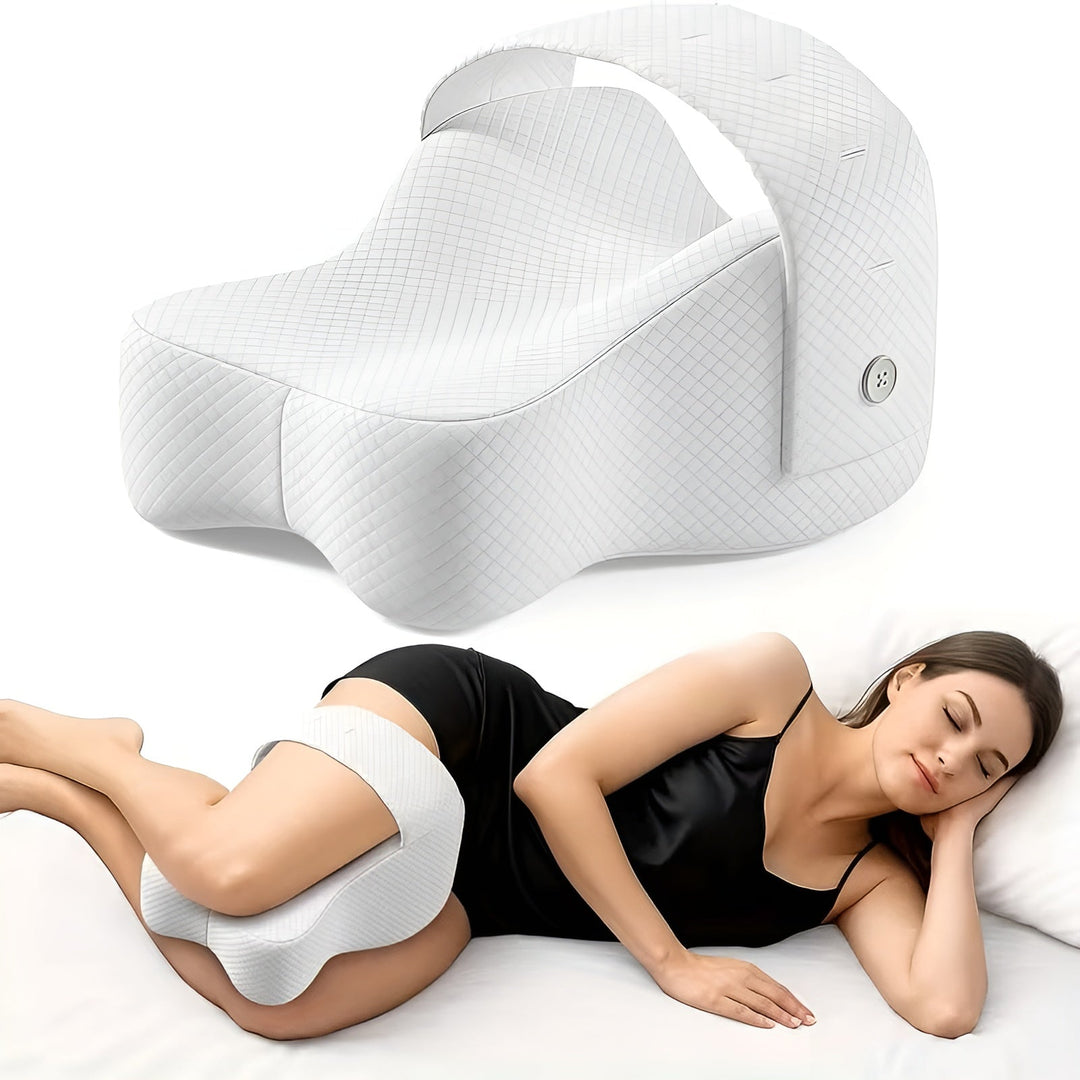 Kneeputer for side sleepers – Ergonomiske & justerbare | Lindring for knær og rygg | Skanto