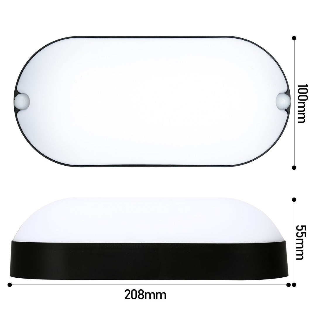 15W LED Fuktbestandig Lys IP54 2 Stykker | Skanto