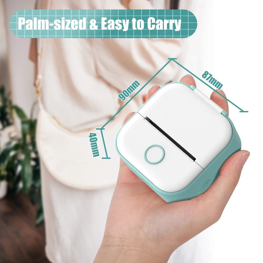 PocketPrint Mini – Bærbar termisk fotoprinter uten Skantoekk | Skanto