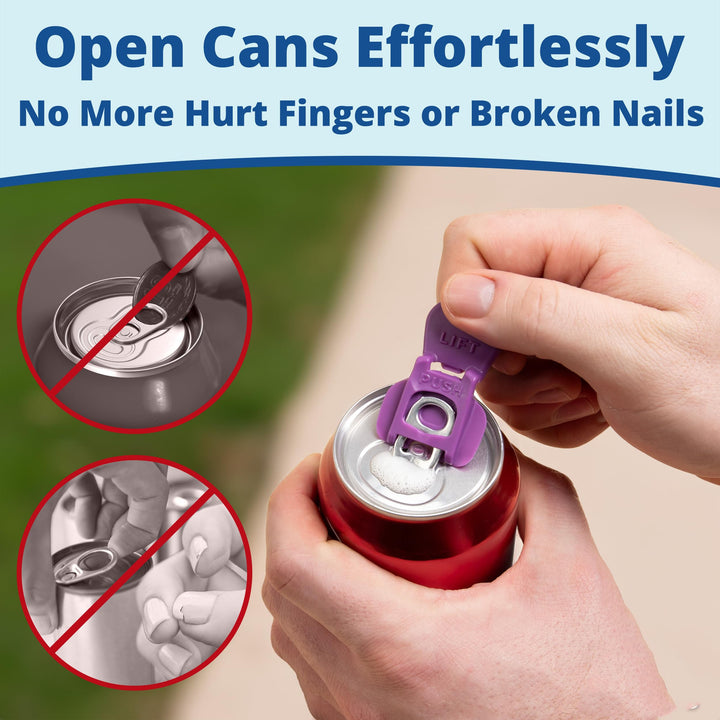 Skanto | Beverage Barricade 2.0 – Snap-On Can Lokket med Tab Åpner & Spillvakt