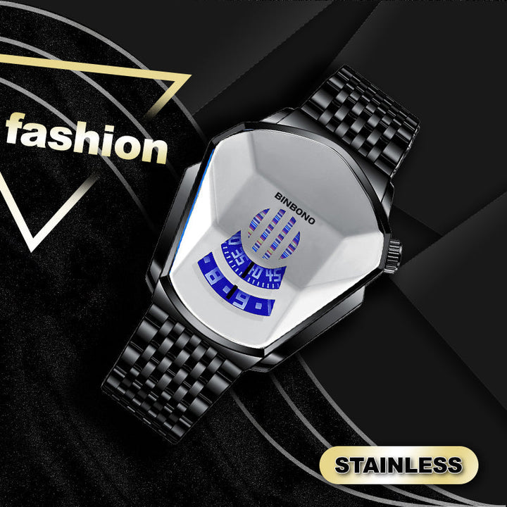 Skanto | Menns Diamant Stil Kvarts Ur
