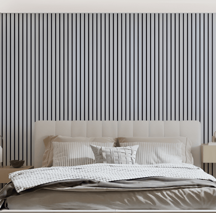 Skanto | 3D Akustisk Panel – Selvklebende Tre-lignende Veggpaneler