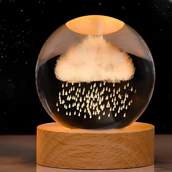 Skanto | 3D Gravet Krystall Sfære - Celestia