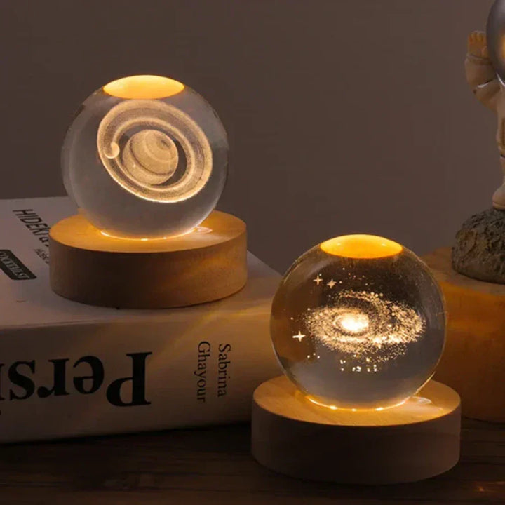 Skanto | 3D Gravet Krystall Sfære - Celestia