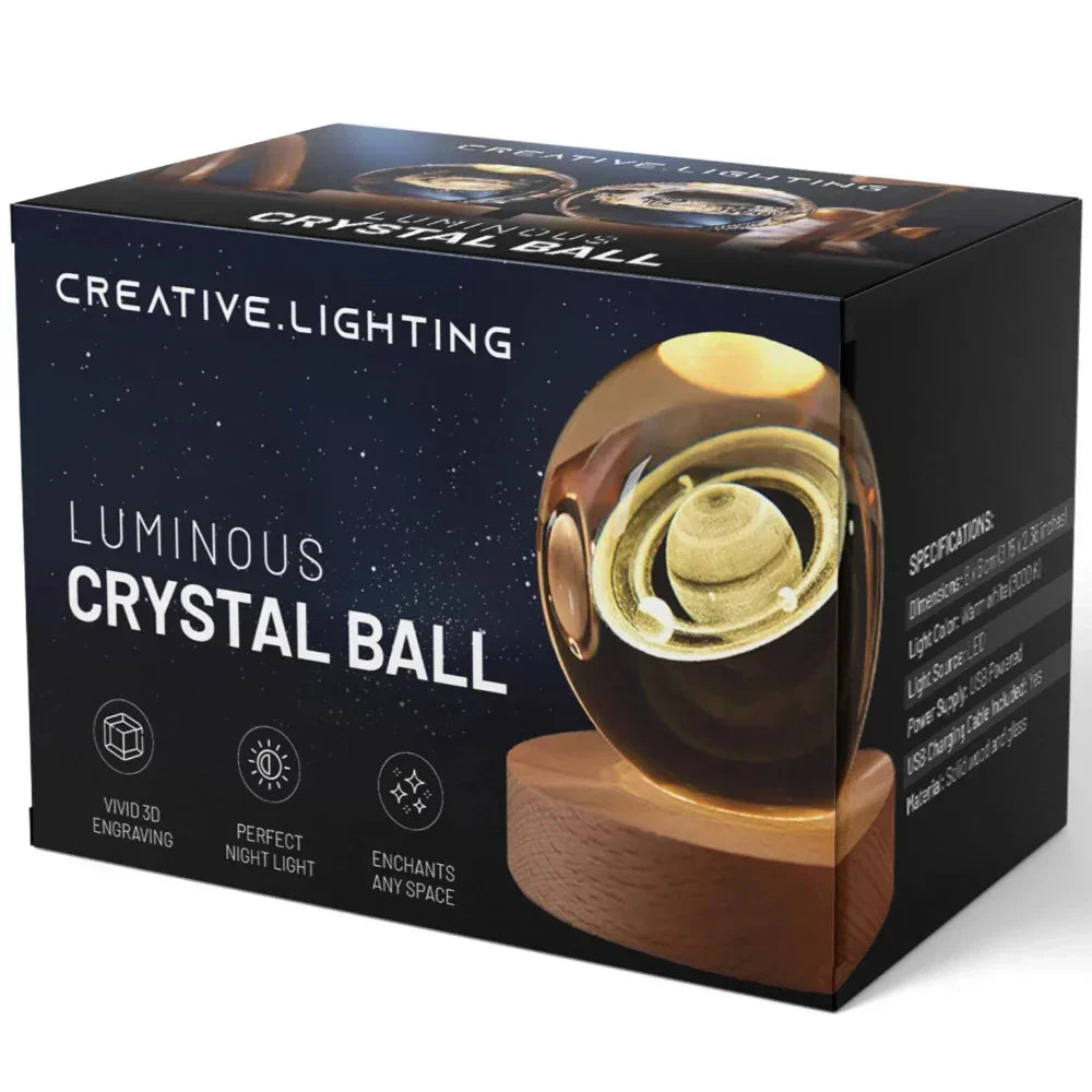 Skanto | 3D Gravet Krystall Sfære - Celestia
