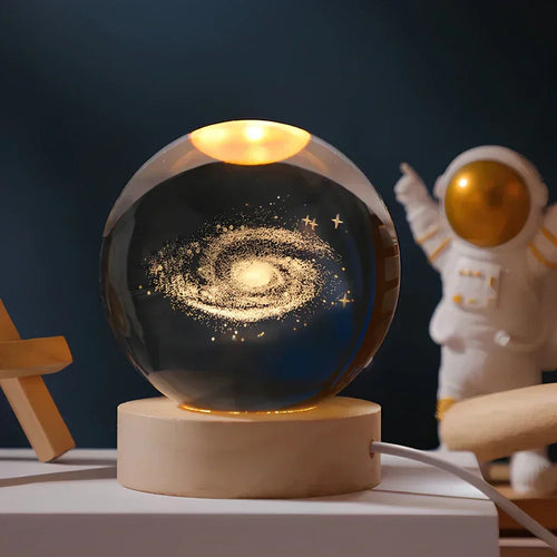Skanto | 3D Gravet Krystall Sfære - Celestia