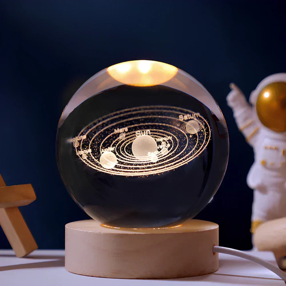 Skanto | 3D Gravet Krystall Sfære - Celestia