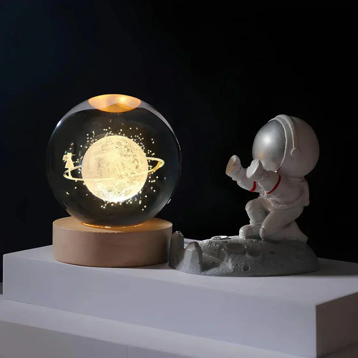 Skanto | 3D Gravet Krystall Sfære - Celestia
