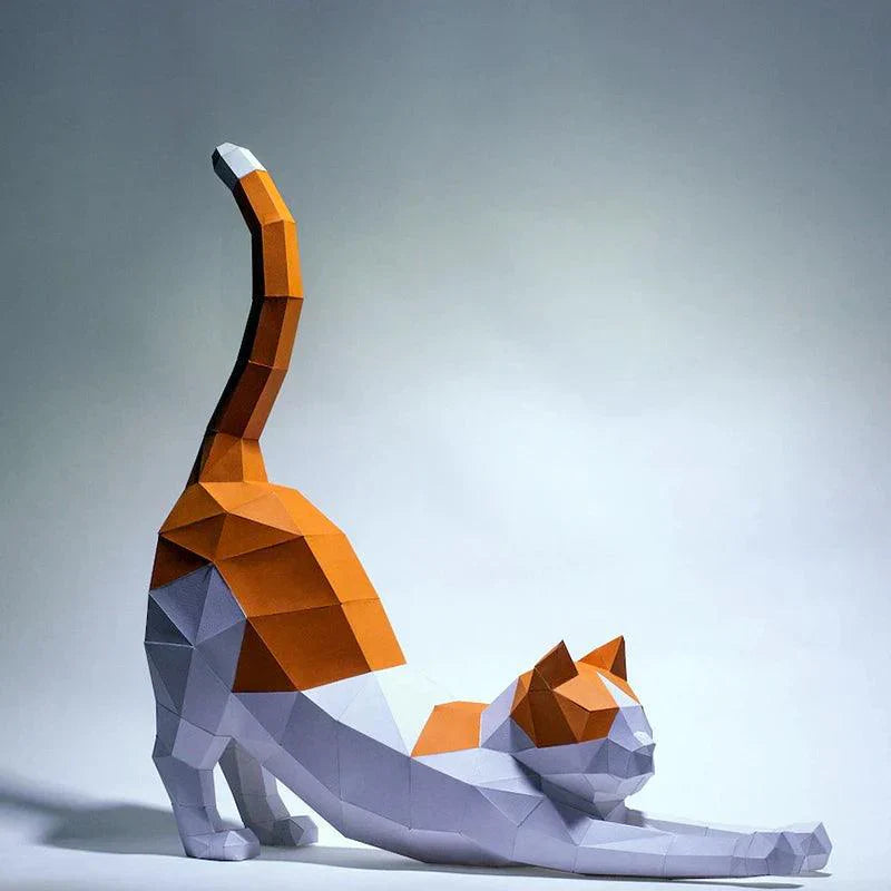 Skanto | 3D Kreativ Sett Papirkatt for Selvmontering