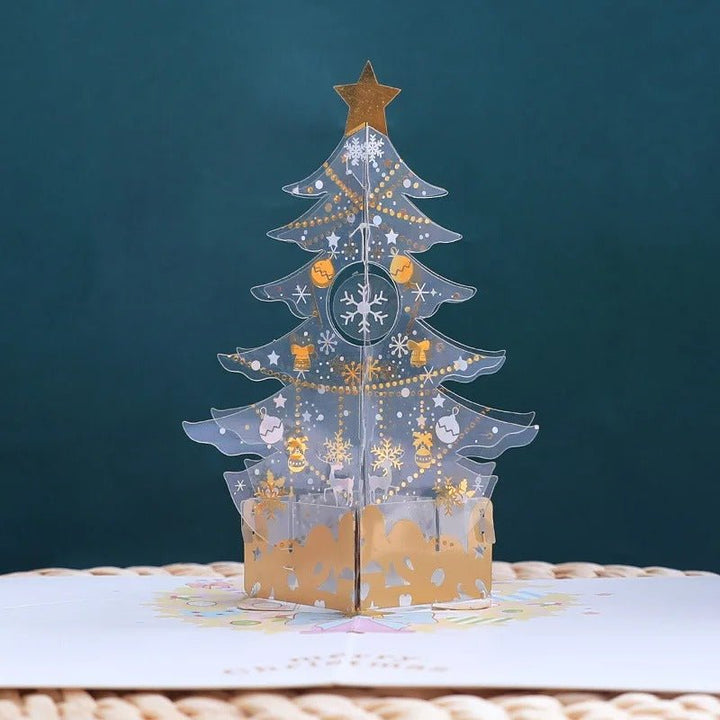 Skanto | Pop Up JuletreKort - 3D God Jul Gratulasjonskort