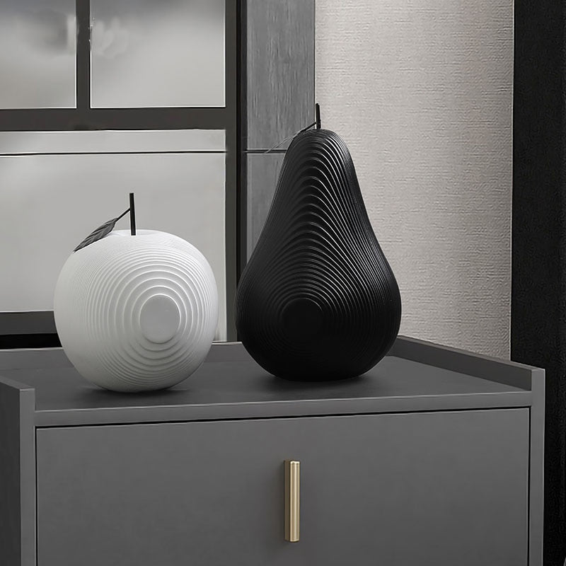 Skanto | Tekstur Frukt Eple & Pære Skulptur