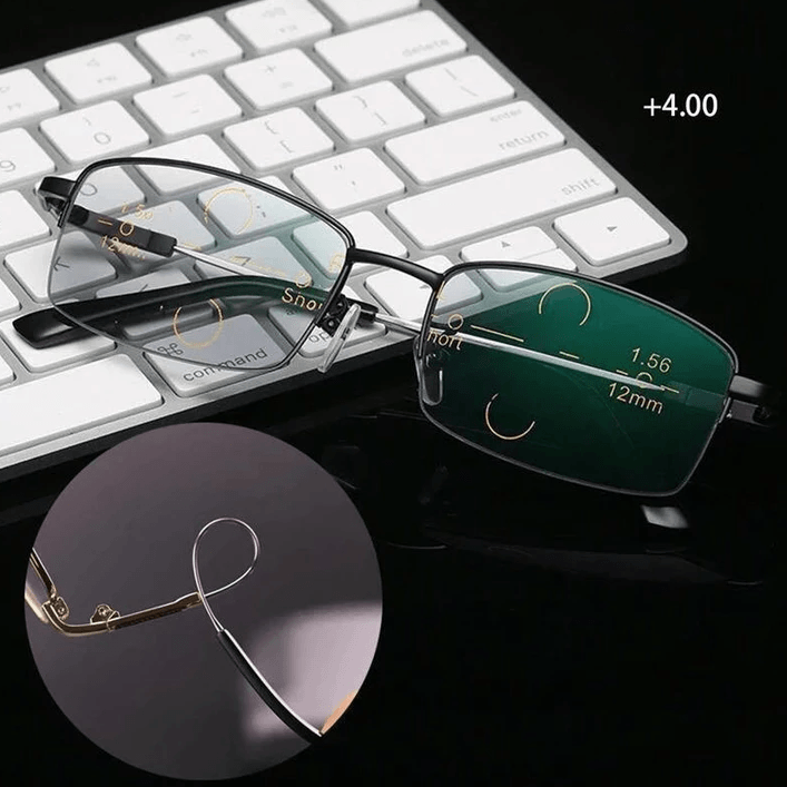 Skanto | Titanium Progressive Distance og Nær Dual-Use Lesebriller
