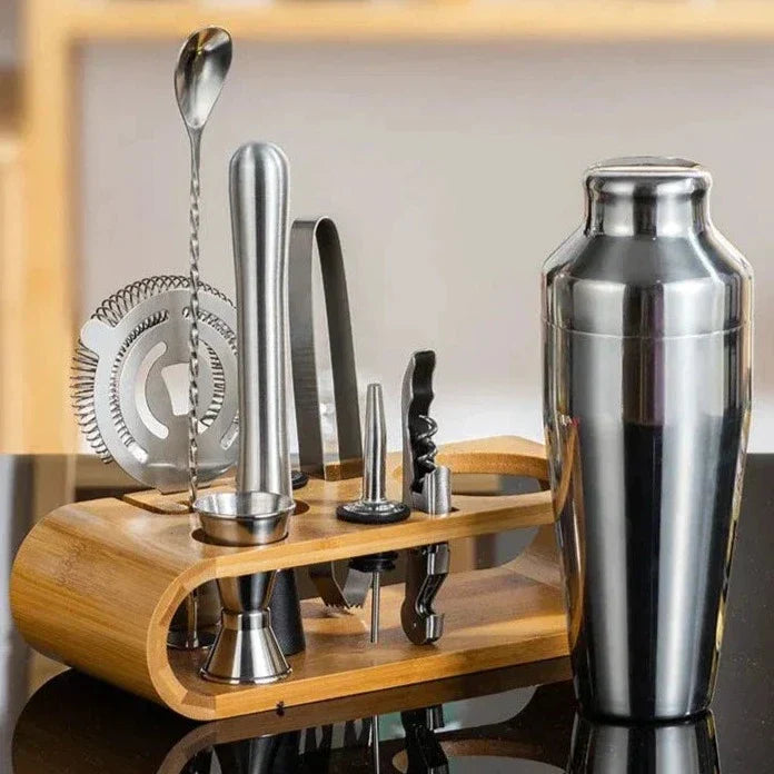 Stirré Elite Cocktail Set – Luksuriøs Metallisk Bar Kit Nødvendigheter | Skanto