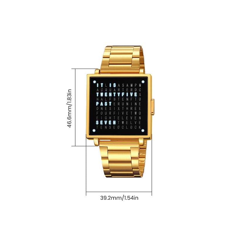 Skanto | Kreativ Fine Steel Unisex Klokke