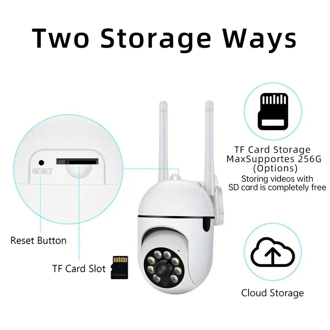 WLAN Overvåkningskamera 2.4 GHz PTZ | Skanto