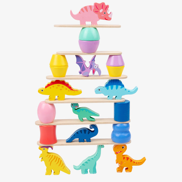 DinoStack Spill – Kreativt Staple Spill for Barn Skanto
