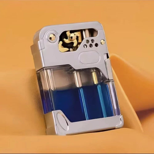 Clear Tank Metal Kerosene Lighter | Skanto