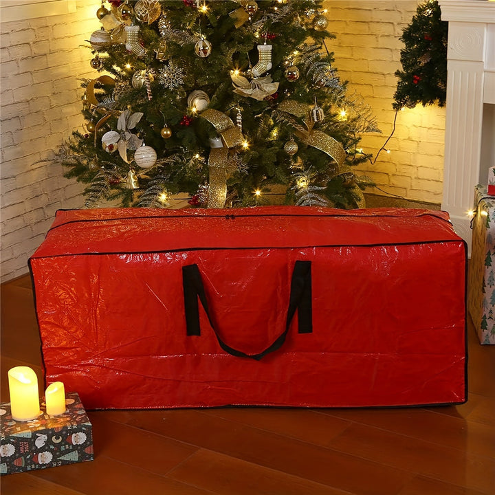 Skanto | Stor Oppbevaringspose for Kunstige Juletre – Vanntett og Holdbar Polyester Modell TreeTote