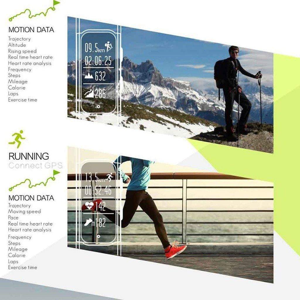 Skanto | S908 Profesjonell GPS Smart Band IP68 Vanntett Smartklokke
