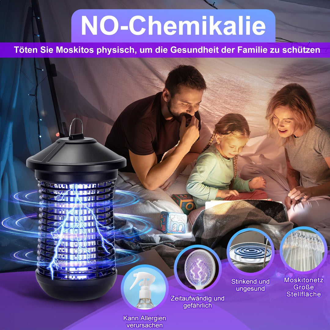 Elektrisk Mygglampe Insekt Dreper UV Lys | Skanto