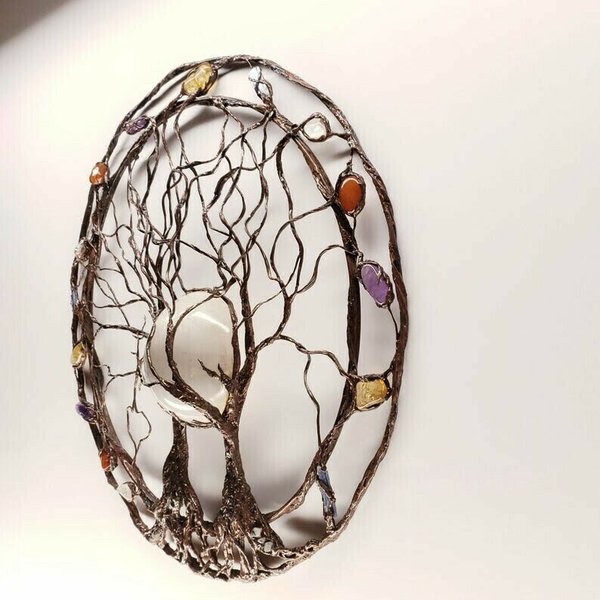 Circle Of Life-Metal Tree Wall Art | Skanto