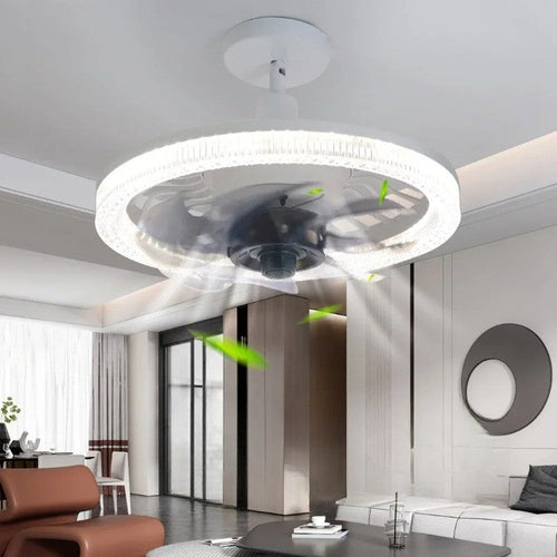 3i1 Fjernkontroll Støyfri Støy Elegant Vifte Lampe | Skanto