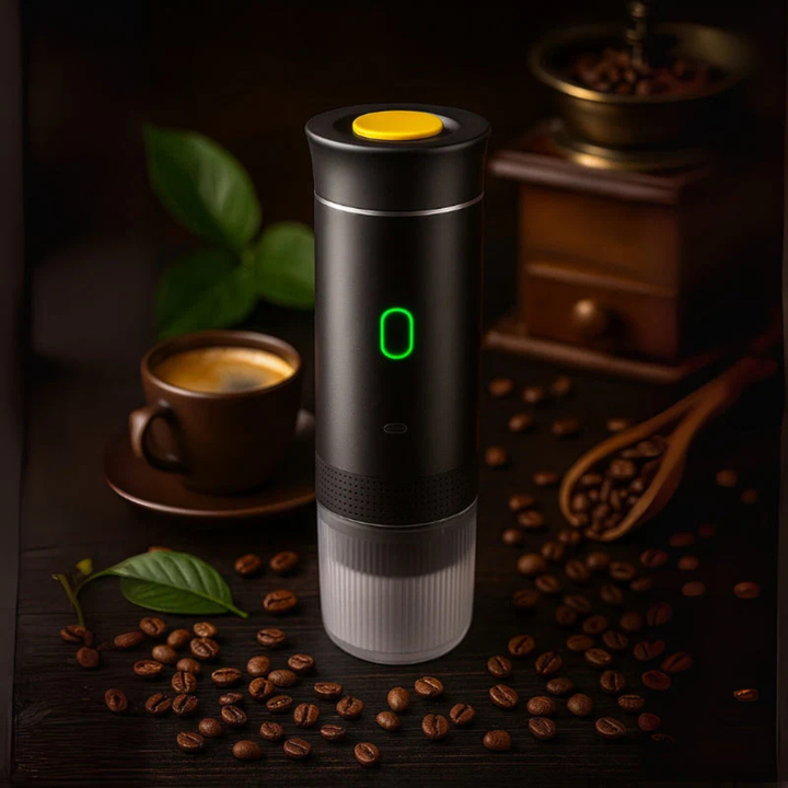 Skanto | 3i1 Bærbar Espressomaskin Elektrisk Kaffebrewer Reiserbrygger