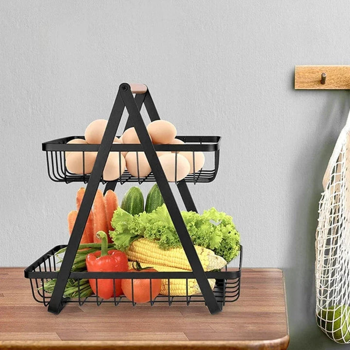 2-TIER METALL FRUKTBASKET Skanto