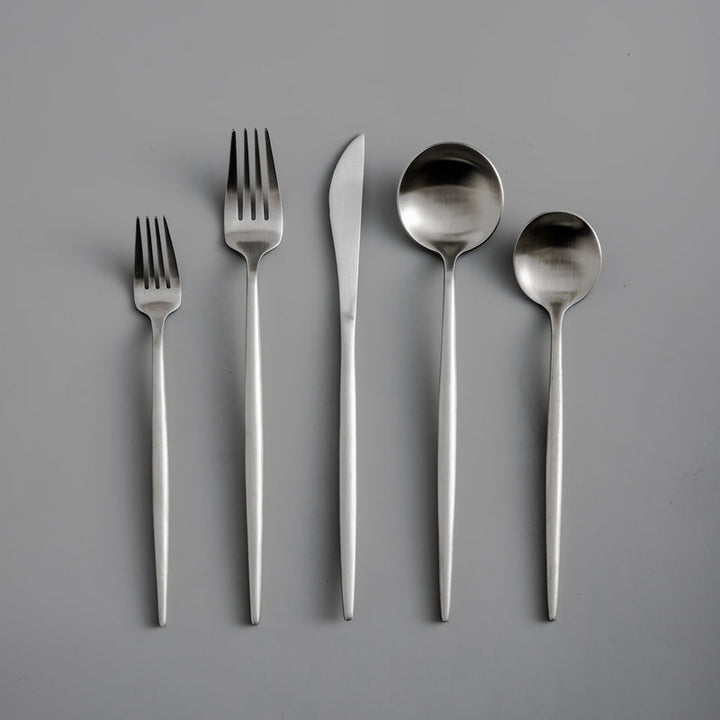 Skanto | Minimalistisk Rustfritt Stål Bestikk Elegant Enkelhet