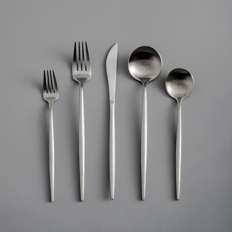 Skanto | Minimalist Bestikksett i Rustfritt Stål